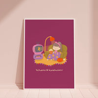Blankets & Blockbusters Wall Art Print