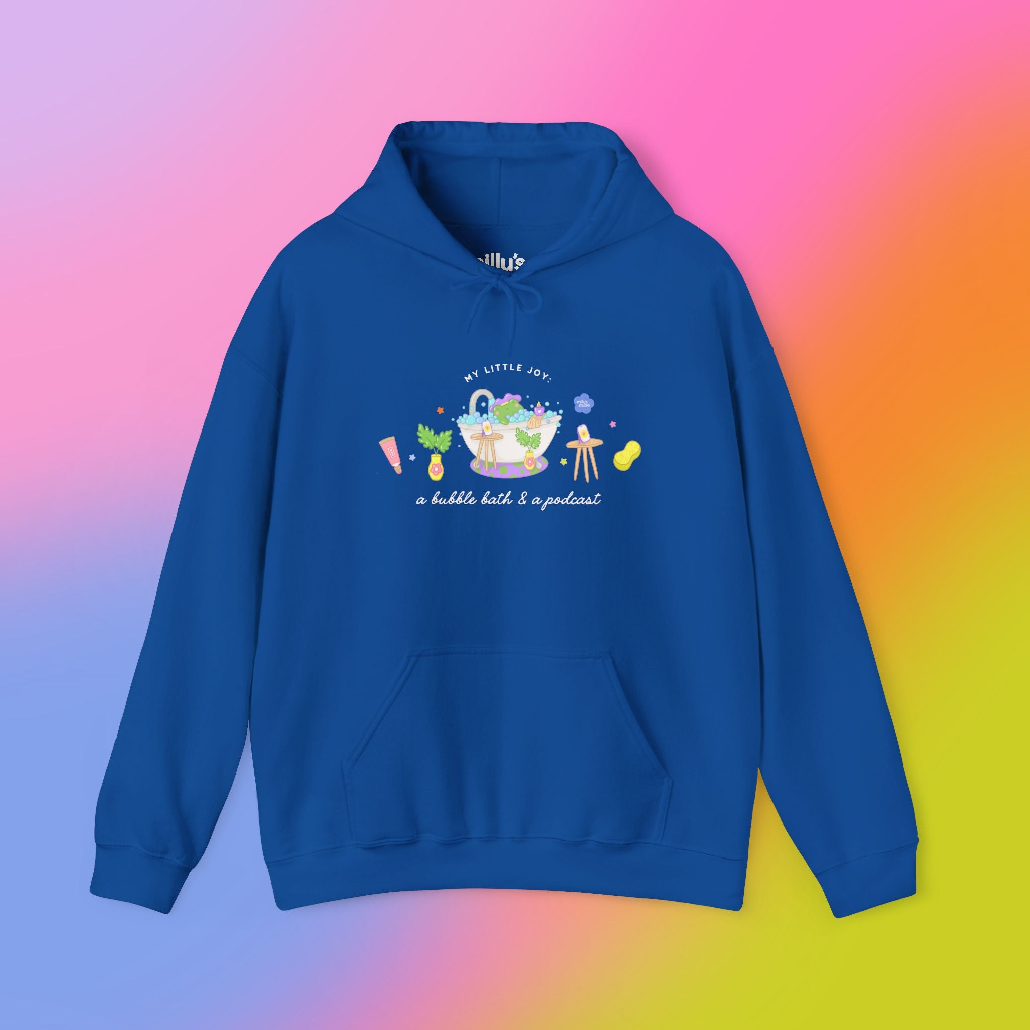 A Bubble Bath & a Podcast Hoodie