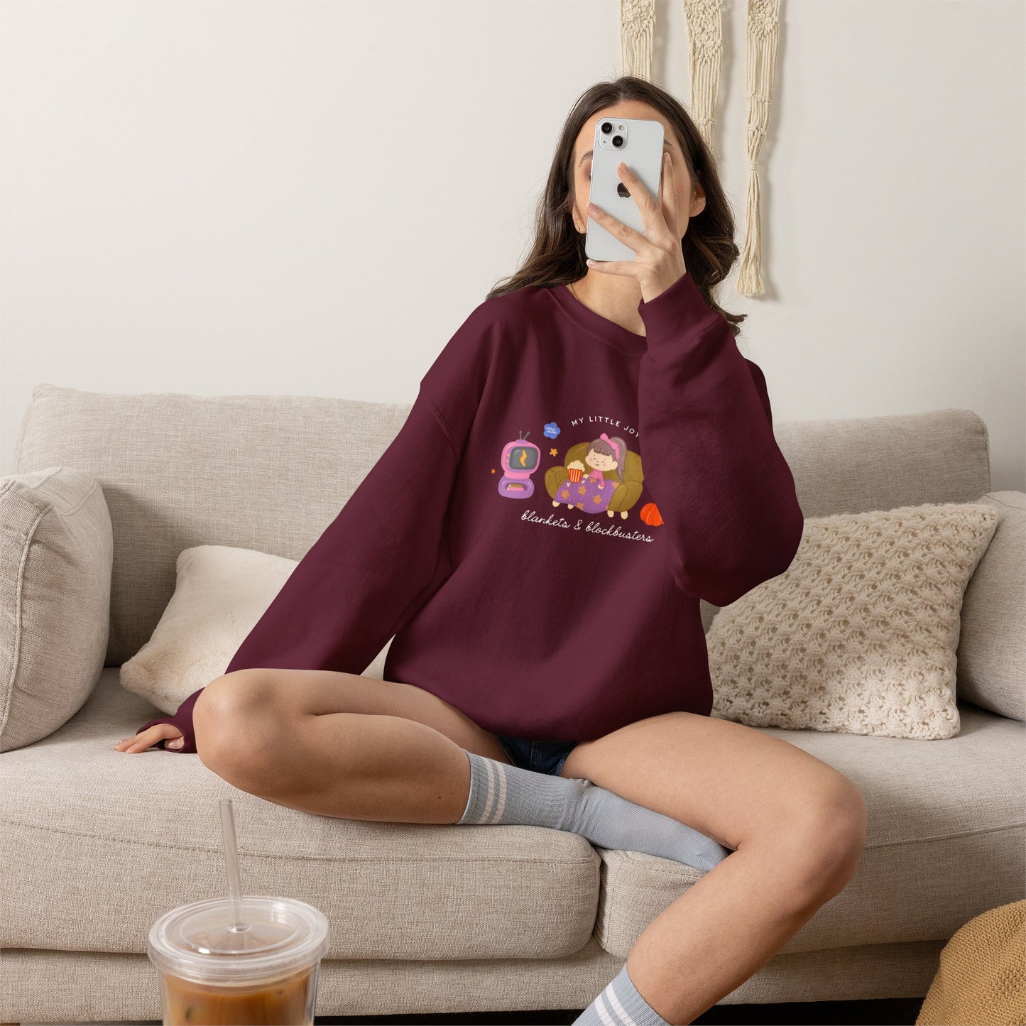 Blankets & Blockbusters Crewneck Sweatshirt