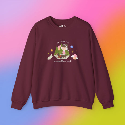 A Woodland Walk Crewneck Sweatshirt