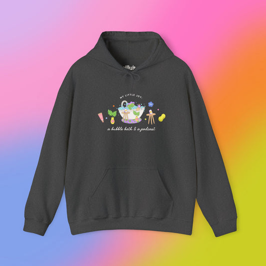 A Bubble Bath & a Podcast Hoodie