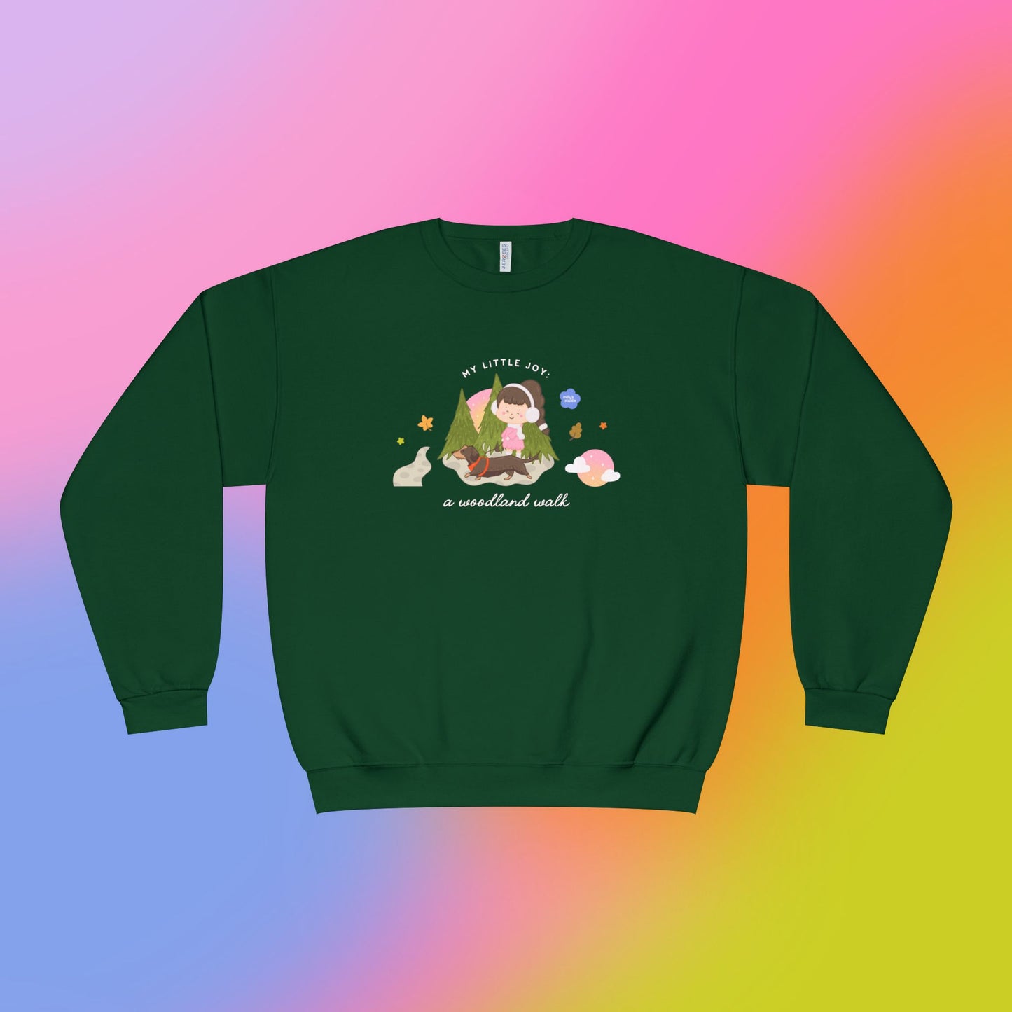 A Woodland Walk Crewneck Sweatshirt