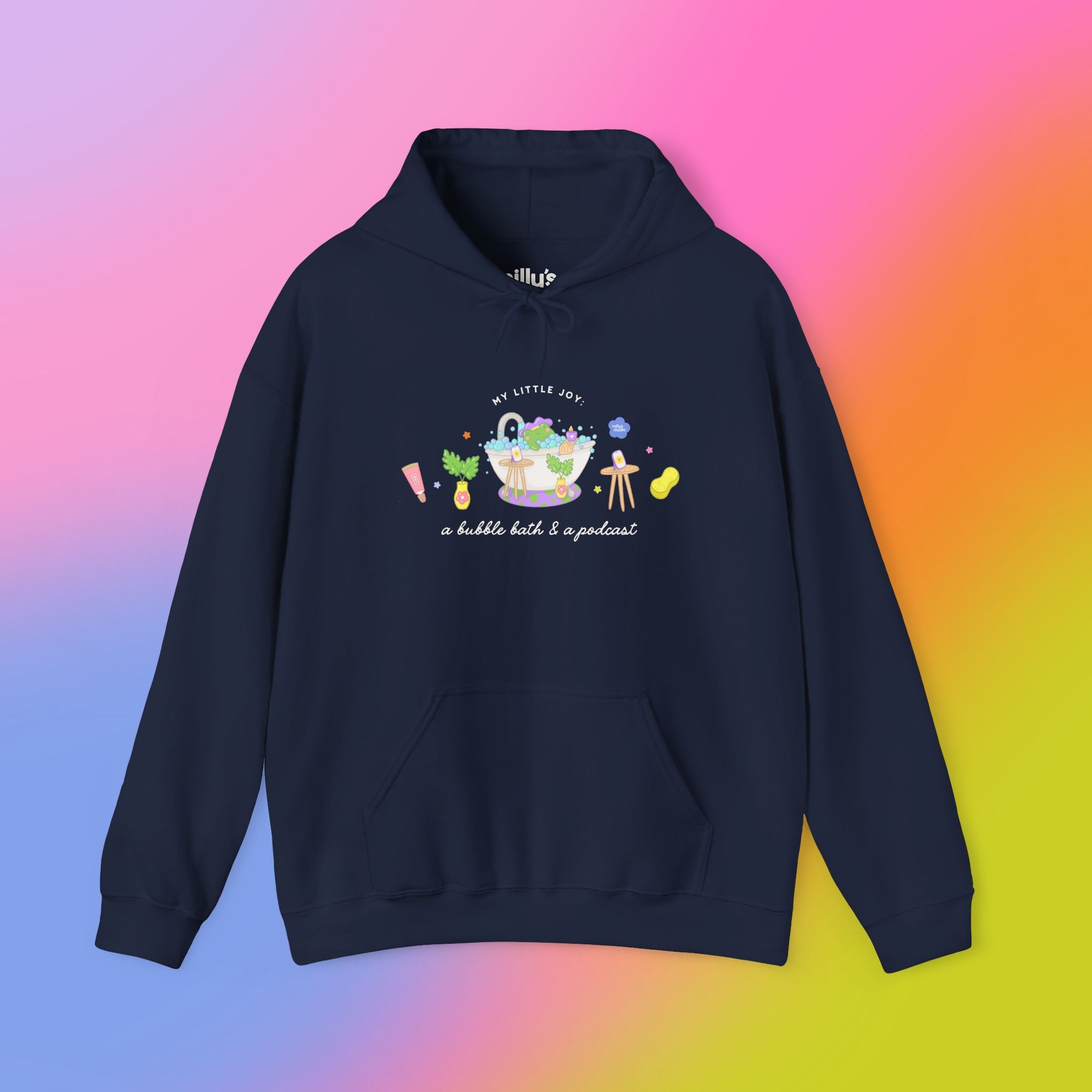 A Bubble Bath & a Podcast Hoodie