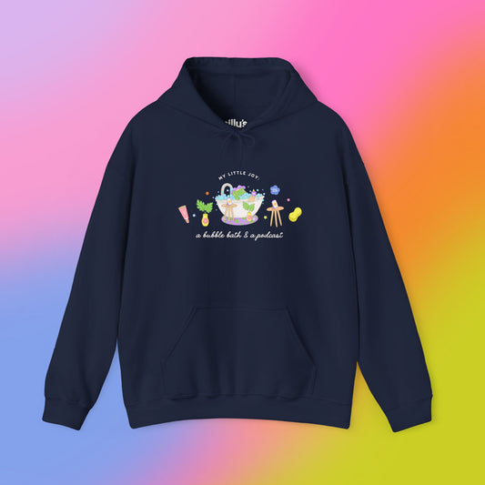 A Bubble Bath & a Podcast Hoodie