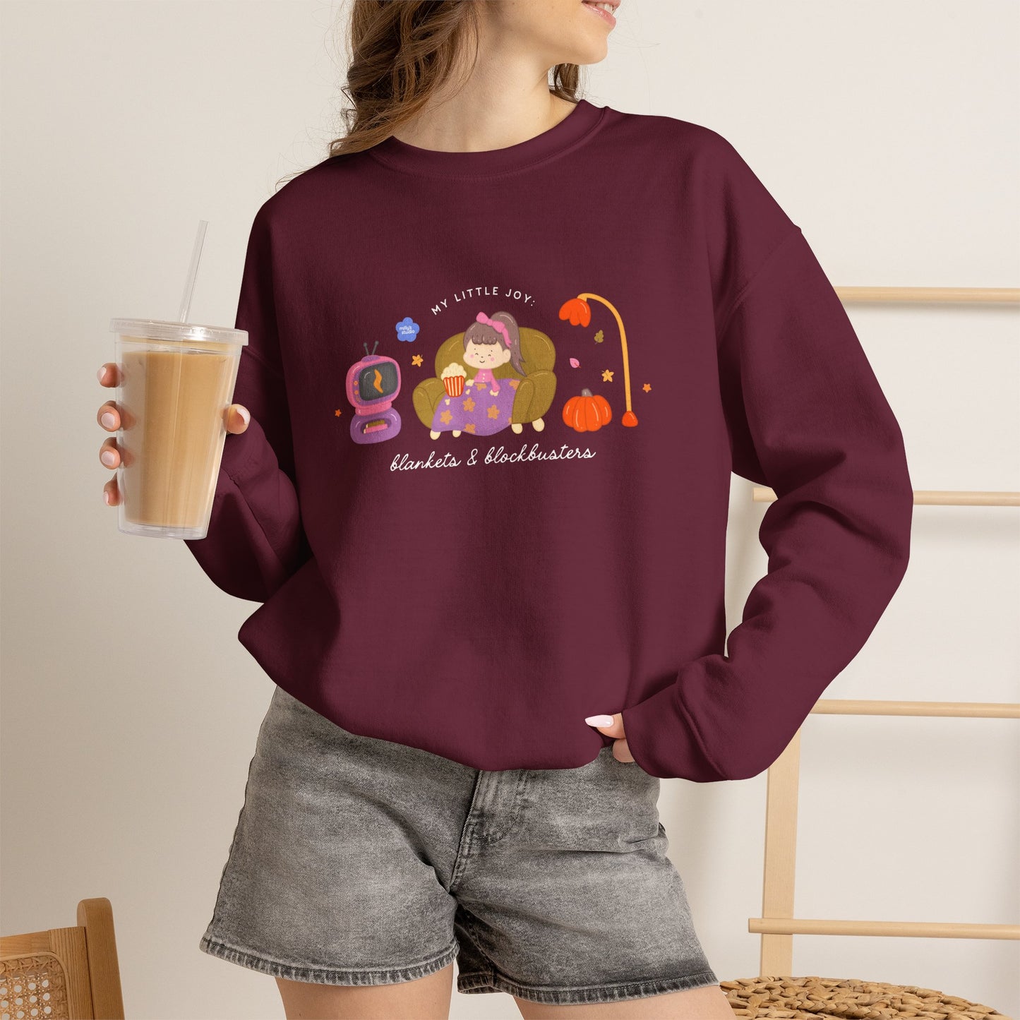 Blankets & Blockbusters Crewneck Sweatshirt