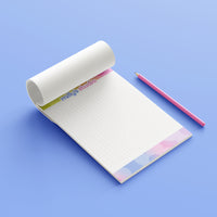 A5 Milly's Studio Essentials Notepad - Colourful Gradient Design