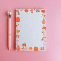 Pumpkin Picking A6 Notepad