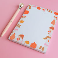 Pumpkin Picking A6 Notepad