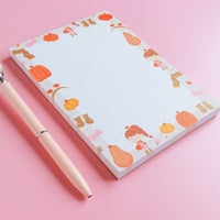 Pumpkin Picking A6 Notepad