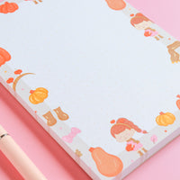 Pumpkin Picking A6 Notepad