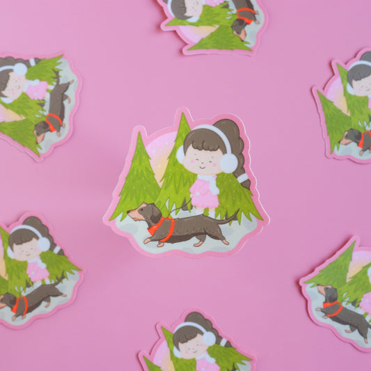 A Woodland Walk Sticker
