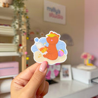 Fish & Chips on the Beach Sticker