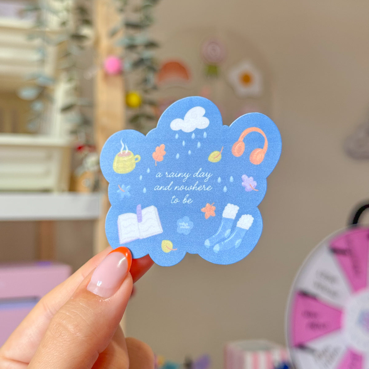 A Rainy Day and Nowhere To Be Sticker