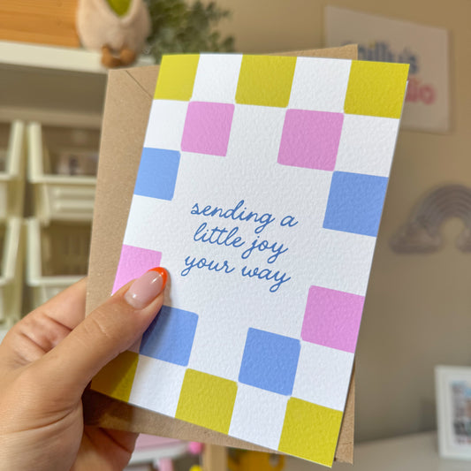 Sending a Little Joy Your Way Greeting Card