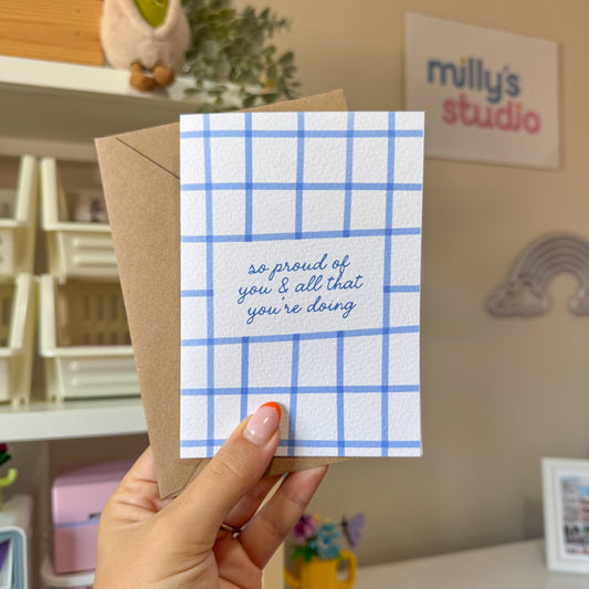 So Proud of You Greeting Card
