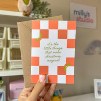 It's the Little Things That Make Christmas Magical Card