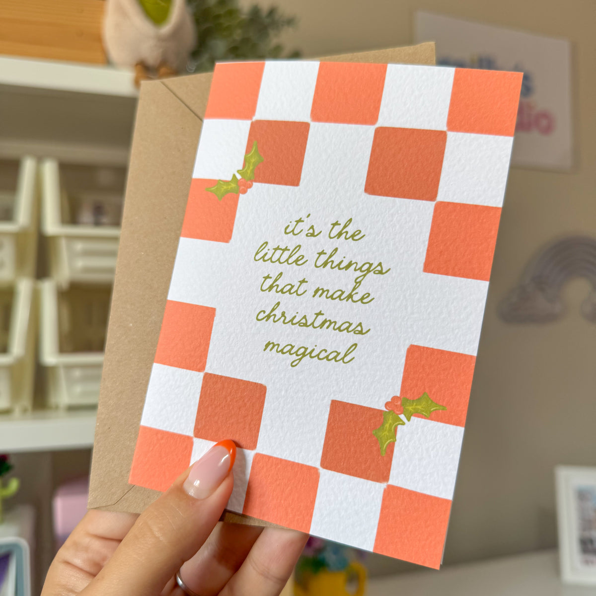 It's the Little Things That Make Christmas Magical Card
