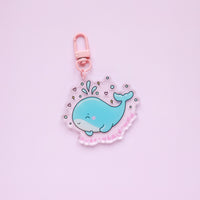 Over-Whale-Med Acrylic Keyring