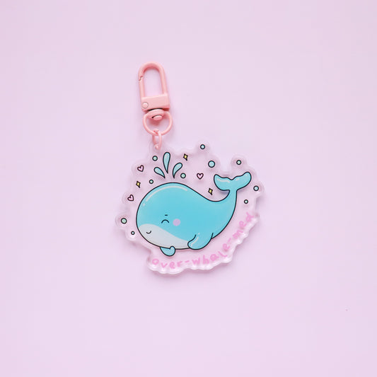 Over-Whale-Med Acrylic Keyring