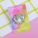 A Bubble Bath & a Podcast Enamel Pin