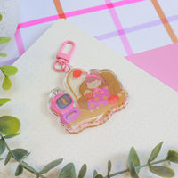 Blankets & Blockbusters Acrylic Keyring