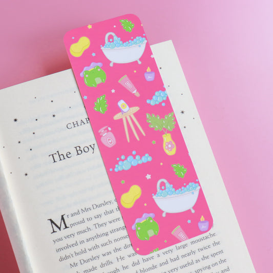 A Bubble Bath & a Podcast Bookmark
