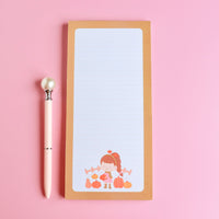 Pumpkin Picking Large Notepad